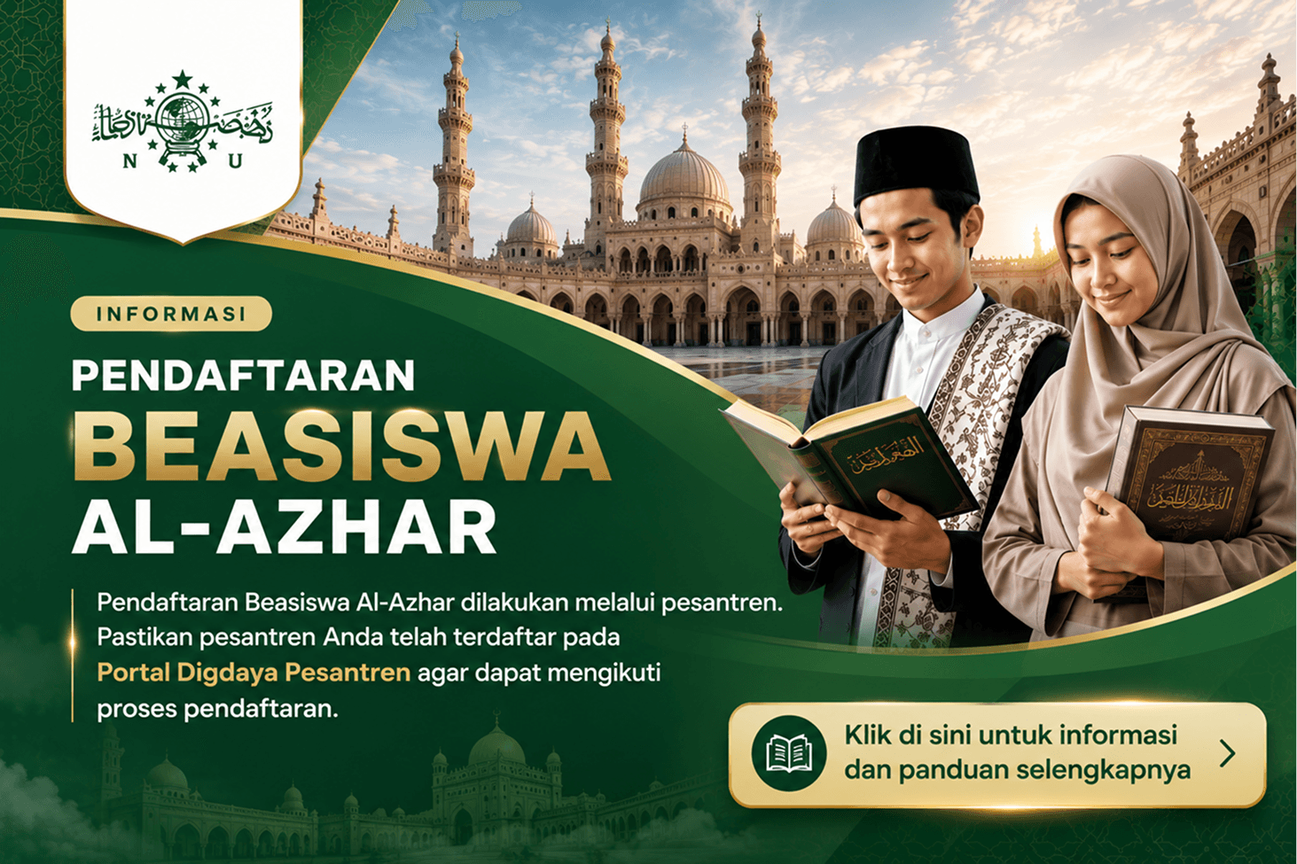 Pendaftaran Beasiswa Al-Azhar